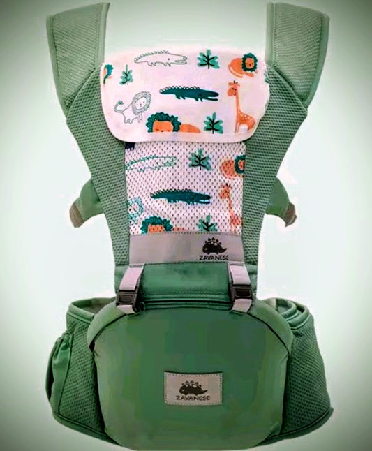 Porte-Bébé 3-en-1 Multifonction avec Chapeau Coupe-Vent