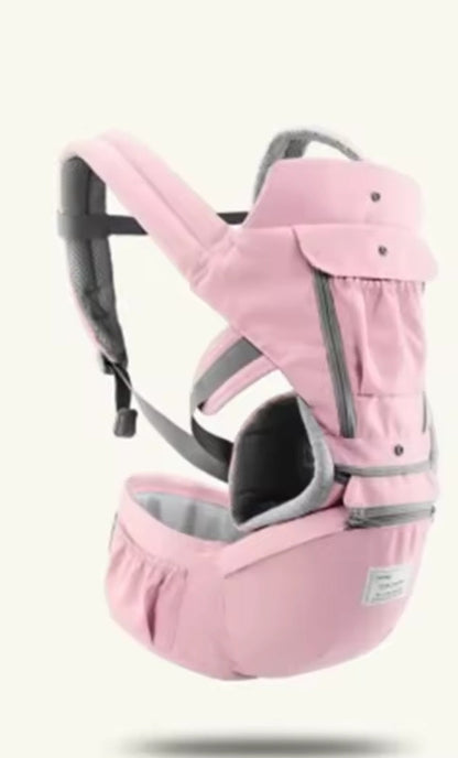 Porte-Bébé 3-en-1 Multifonction avec Chapeau Coupe-Vent